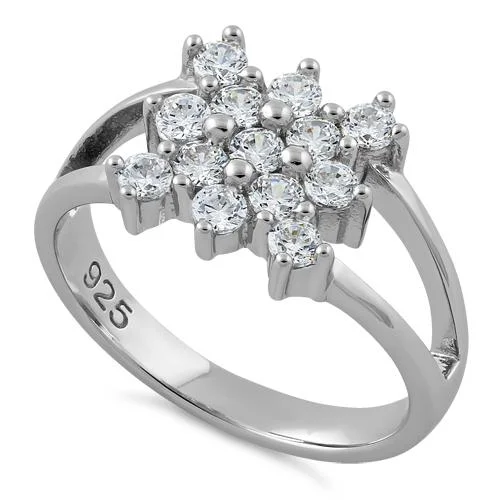 Sterling Silver Elegant CZ Ring