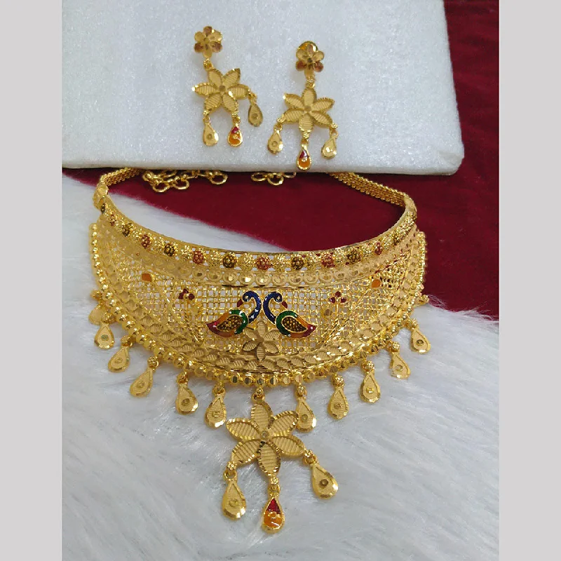 Pari Art Jewellery Forming Choker Necklace Set