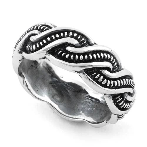 Sterling Silver Braid Ring