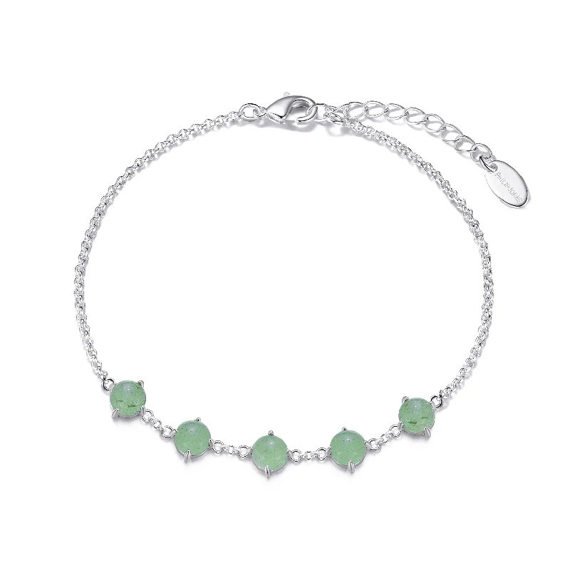 Green Aventurine Gemstone Bracelet