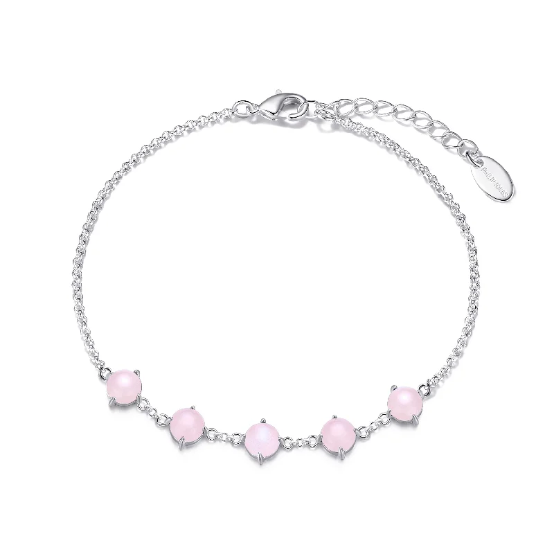 Rose Quartz Gemstone Bracelet