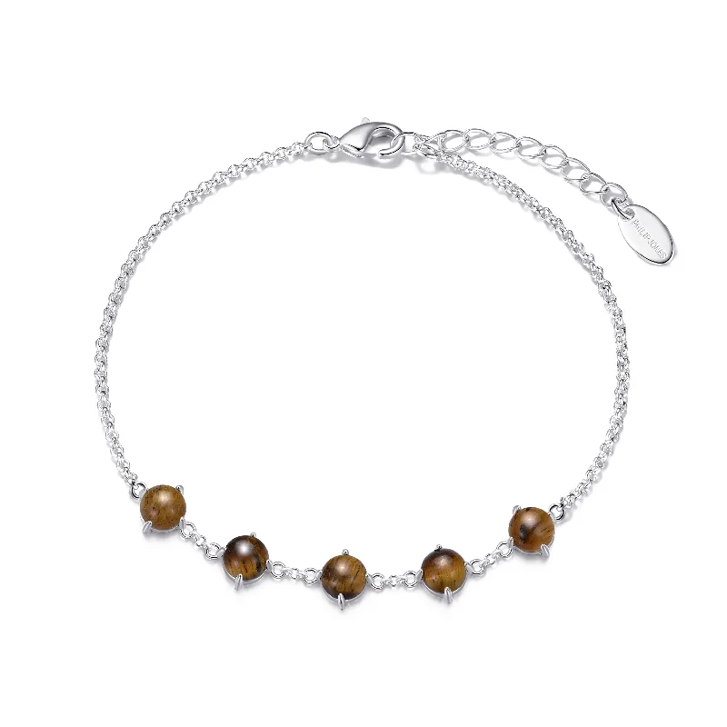 Tiger's Eye Gemstone Bracelet