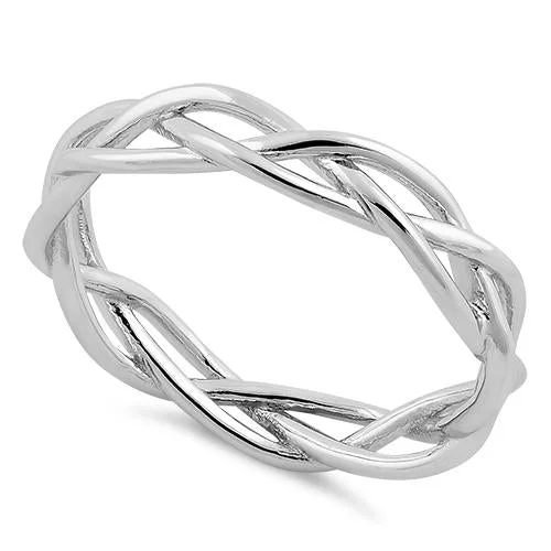 Sterling Silver Braided Ring