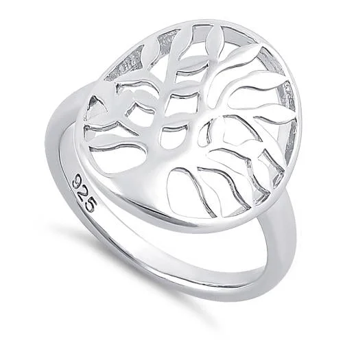 Sterling Silver Tree of Life Ring