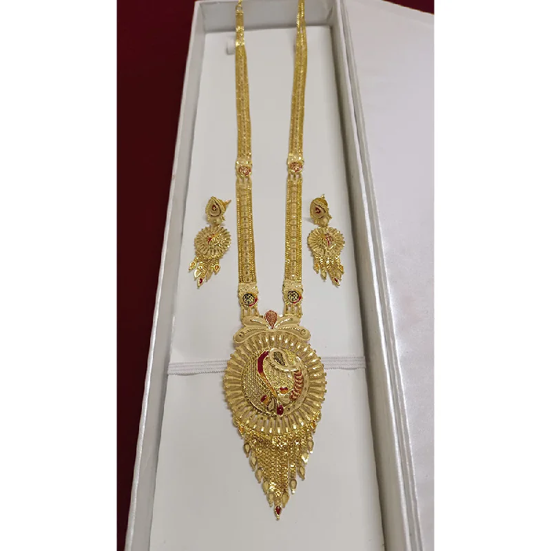 Pari Art Jewellery Forming Long Necklace Set