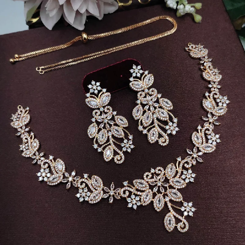 Aamrapali American Daimond Necklace Set