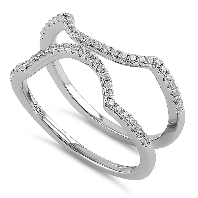 Sterling Silver Unique Stackable Rings